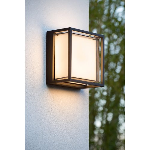 LUCIDE SINGA Outdoor Light LED 9,6W IP54 Black, venkovní svítidlo - obrázek