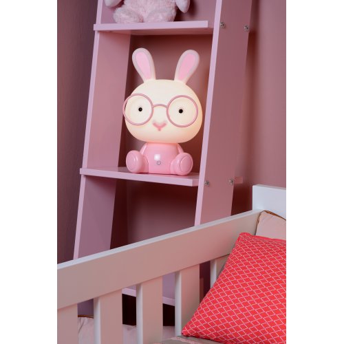 LUCIDE DODO Rabbit Table Lamp LED 3W H30cm Pink, stolní lampa - obrázek