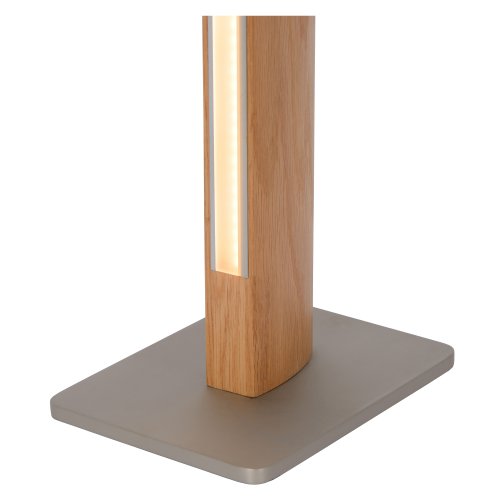 LUCIDE SYTZE Floor Lamp LED 30W 2400LM Light Wood, stojací lampa - obrázek