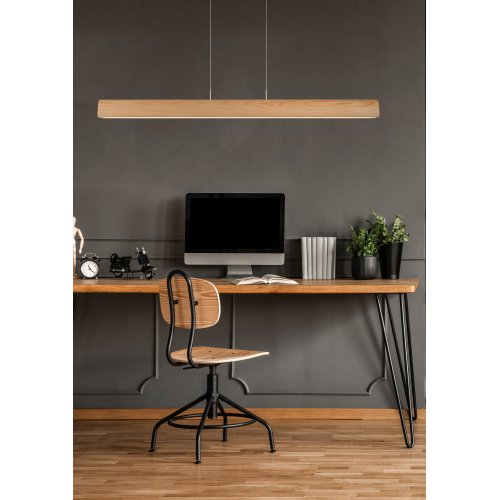 LUCIDE SYTZE Pendant LED 4x8W L125cm 2560LM Light Wood, závěsné svítidlo, lustr - obrázek