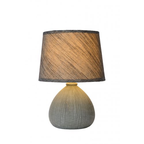 LUCIDE RAMZI Table Lamp E14 H26cm Grey stolní lampa - obrázek