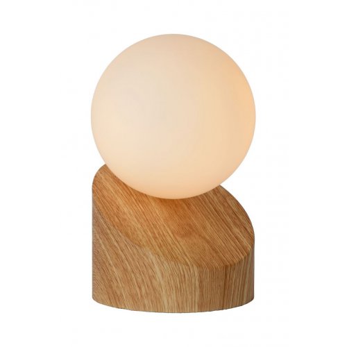 LUCIDE LEN Table Lamp G9 Light Wood, stolní lampa - obrázek