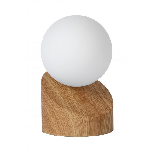 LUCIDE LEN Table Lamp G9 Light Wood, stolní lampa - obrázek