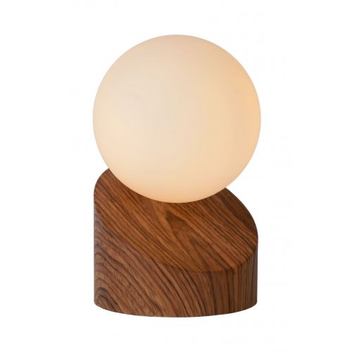 LUCIDE LEN Table Lamp G9 Dark Wood, stolní lampa - obrázek