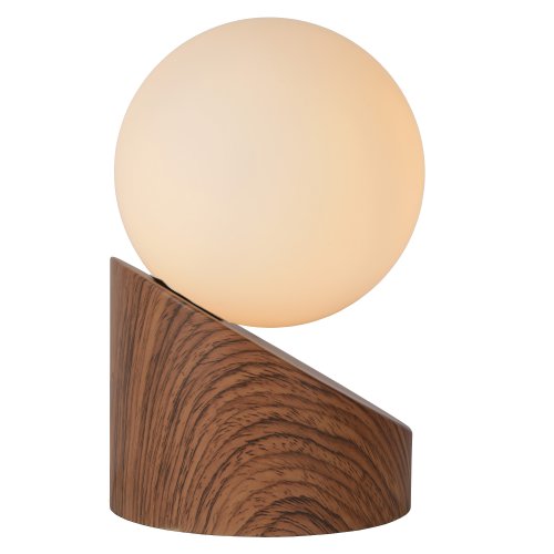 LUCIDE LEN Table Lamp G9 Dark Wood, stolní lampa - obrázek