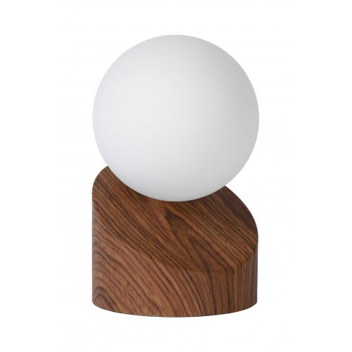 LUCIDE LEN Table Lamp G9 Dark Wood, stolní lampa - obrázek