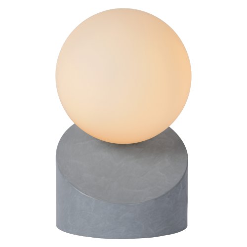 LUCIDE LEN Table Lamp G9 Grey, stolní lampa - obrázek