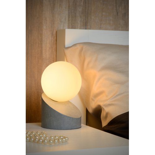 LUCIDE LEN Table Lamp G9 Grey, stolní lampa - obrázek