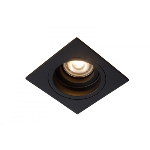 LUCIDE EMBED Downlight Square GU10 Black, bodové svítidlo, bodovka