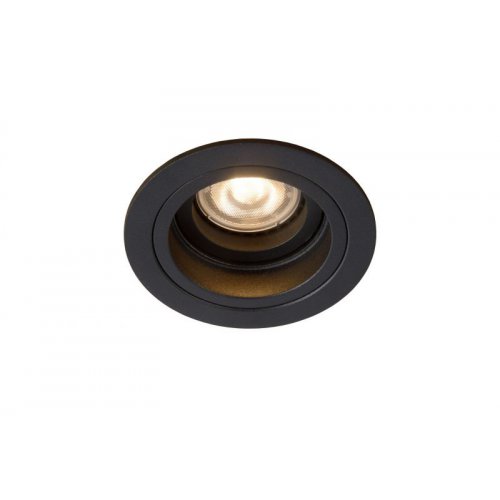 LUCIDE EMBED Downlight Round GU10 Black, bodové svítidlo, bodovka - obrázek