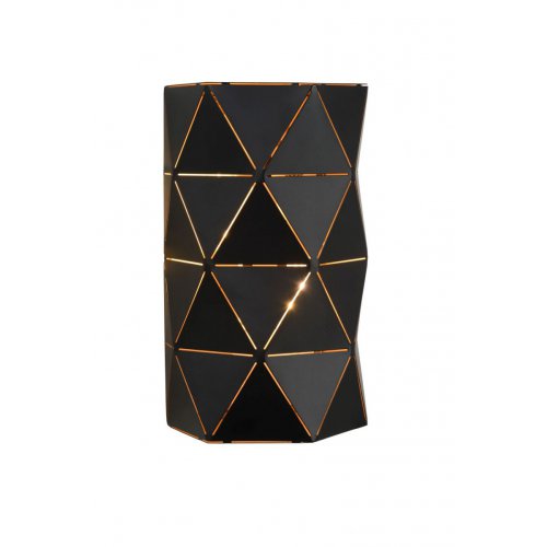 LUCIDE OTONA Wall Light 2xE14/40W L15 H20cm Black, nástěnné svítidlo - obrázek