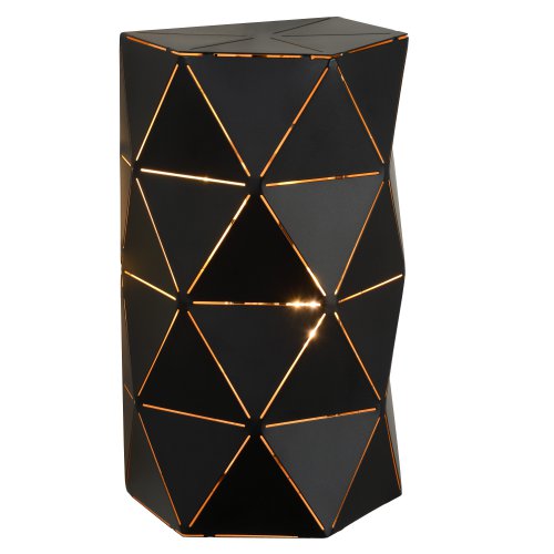 LUCIDE OTONA Wall Light 2xE14/40W L15 H20cm Black, nástěnné svítidlo - obrázek