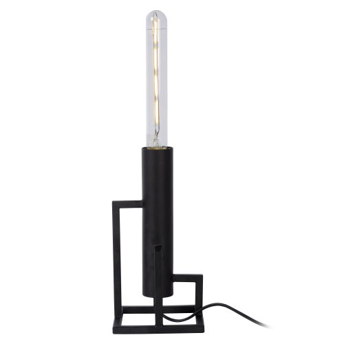 LUCIDE ZILDA Table Lamp E27/40W L12 W12 H25cm Black, stolní lampa - obrázek