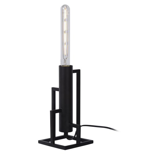 LUCIDE ZILDA Table Lamp E27/40W L12 W12 H25cm Black, stolní lampa - obrázek