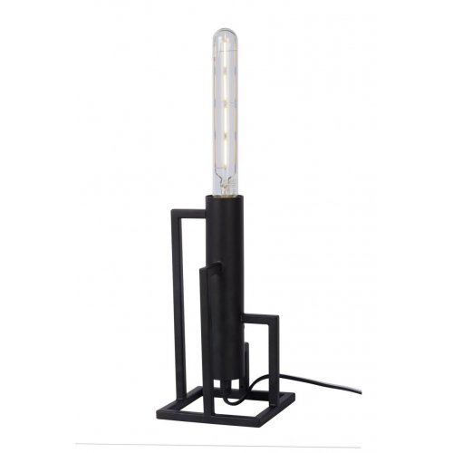 LUCIDE ZILDA Table Lamp E27/40W L12 W12 H25cm Black, stolní lampa