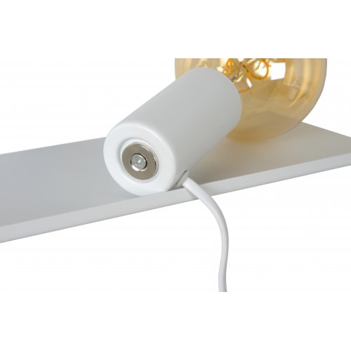 LUCIDE SEBO Wall Light E27/40W L35 W12 H12cm White, nástěnné svítidlo - obrázek