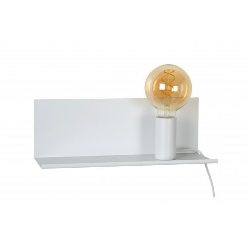 LUCIDE SEBO Wall Light E27/40W L35 W12 H12cm White, nástěnné svítidlo - obrázek