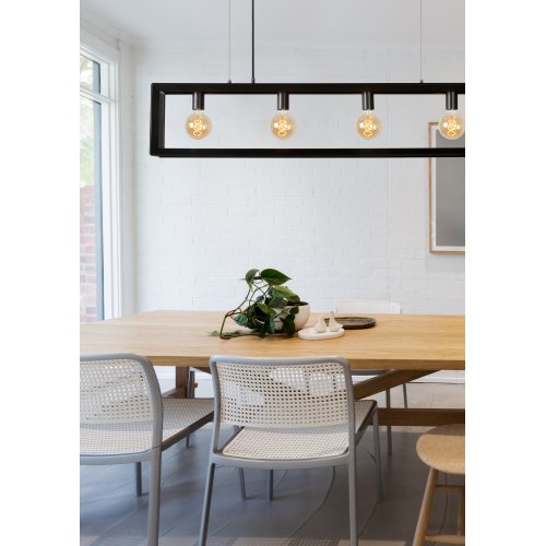 LUCIDE THOR Pendant 4xE27 L120cm W13cm Iron Grey, závěsné svítidlo, lustr