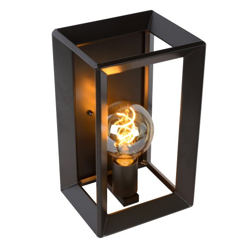 LUCIDE THOR Wall Light E27 L18 W51 H30cm Iron Grey, nástěnné svítidlo