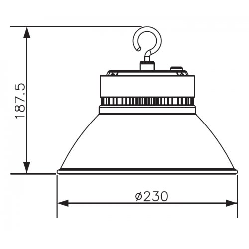 OPPLE LED 545002000600 LEDLowbay-E 30W-4000-60D