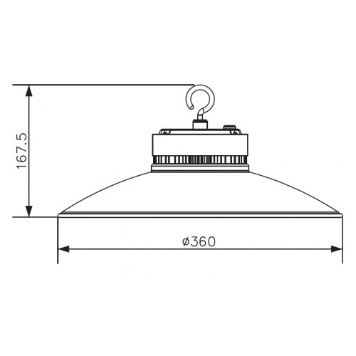 OPPLE LED 5545002000500 LEDLowbay-E 30W-4000-120D