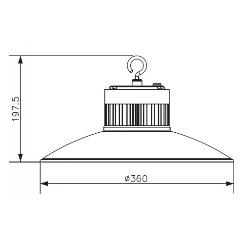 OPPLE LED 545002000300 LEDLowbay-E 50W-4000-120D