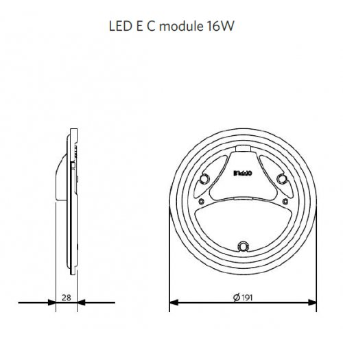 OPPLE LED světelný zdroj 140066575 LED E C module 16W 2700K Clio CT II