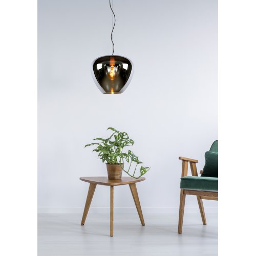 LUCIDE SOUFIAN Pendant 1x E27 H153cm D40cm Smoke, závěsné svítidlo, lustr - obrázek