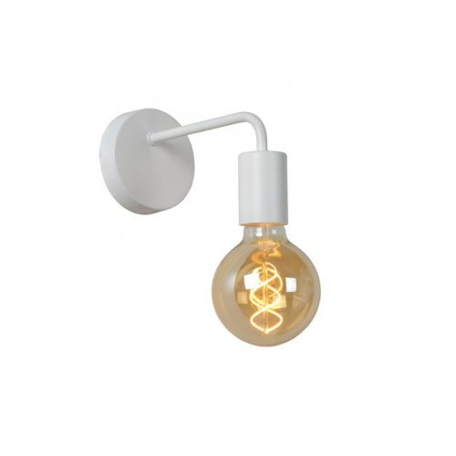 LUCIDE SCOTT Wall Light E27 L20 H12cm White, nástěnné svítidlo - obrázek