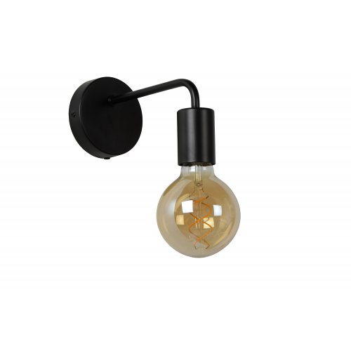 LUCIDE SCOTT Wall Light E27 L20 H12cm Black, nástěnné svítidlo - obrázek