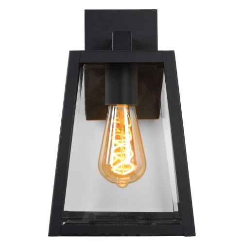 LUCIDE MATSLOT Wall Light IP23 E27 H31cm Black, nástěnné svítidlo - obrázek