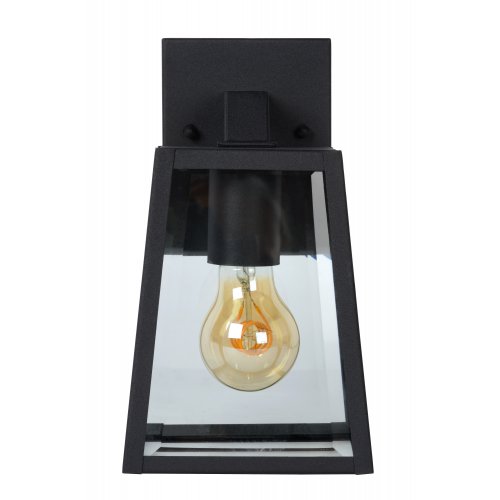 LUCIDE MATSLOT Wall Light IP23 E27 H25cm Black, nástěnné svítidlo - obrázek