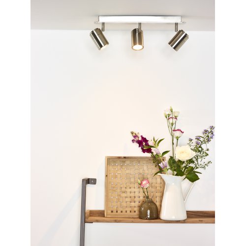 LUCIDE LENNERT Spot 3xGU10/5W Satin Chrome, bodové svítidlo, bodovka - obrázek