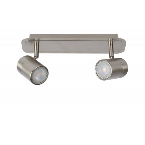 LUCIDE LENNERT Spot 2xGU10/5W Satin Chrome, bodové svítidlo, bodovka - obrázek