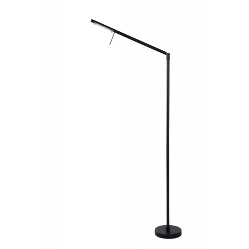 LUCIDE BERGAMO-LED Floor Lamp 6W 3000K Black, stojací lampa - obrázek