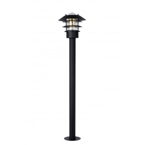 LUCIDE ZICO Lantern IP44-1xE27 H100 D21.8 Black, venkovní svítidlo - obrázek