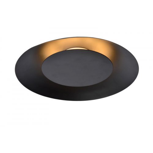 LUCIDE FOSKAL Ceiling Light LED 12W D34,5cm Black, stropní svítidlo - obrázek