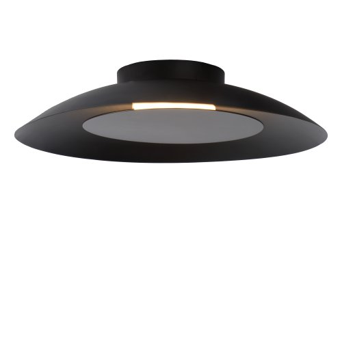 LUCIDE FOSKAL Ceiling Light LED 12W D34,5cm Black, stropní svítidlo - obrázek