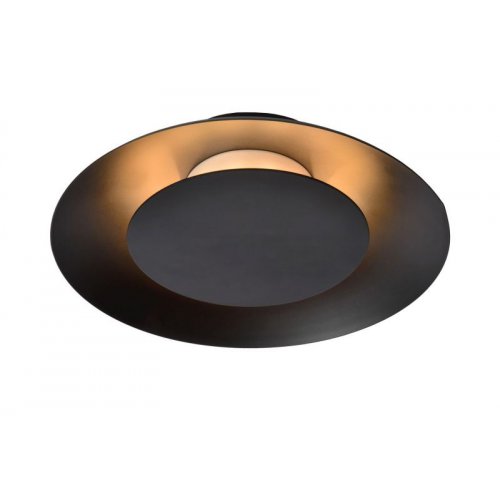 LUCIDE FOSKAL Ceiling Light LED 6W D21,5cm Black, stropní svítidlo - obrázek