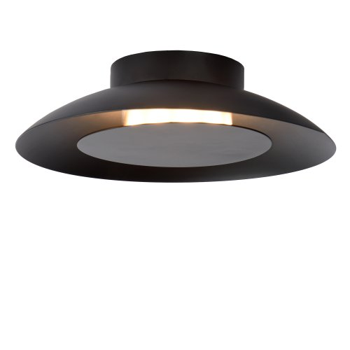 LUCIDE FOSKAL Ceiling Light LED 6W D21,5cm Black, stropní svítidlo - obrázek