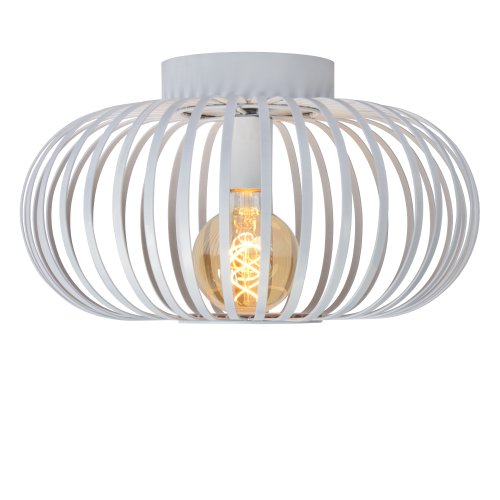 LUCIDE MANUELA Ceiling Light 1xE27 D40cm White, stropní svítidlo - obrázek