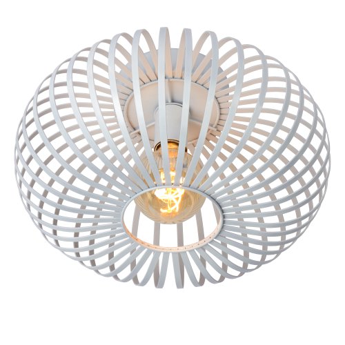 LUCIDE MANUELA Ceiling Light 1xE27 D40cm White, stropní svítidlo - obrázek