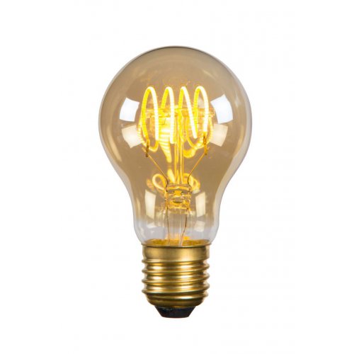 LUCIDE Bulb LED A60 Filament E27/5W 260LM 2200K Amber, žárovka, zářivka