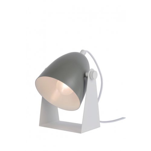 LUCIDE CHAGO Table Lamp E14 13x15x19cm Grey, stolní lampa - obrázek