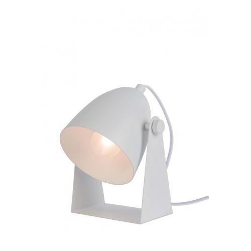 LUCIDE CHAGO Table Lamp E14 13x15x19cm White, stolní lampa - obrázek