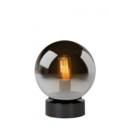 LUCIDE JORIT Table Lamp E27 20cm H24,5cm Smoke Grey, stolní lampa