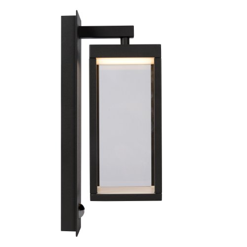 LUCIDE CLAIRETTE Wall Light LED 15W IP54 Black, venkovní nástěnné svítidlo - obrázek