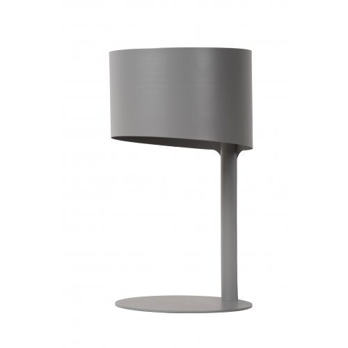 LUCIDE KNULLE Table Lamp E14 H28,5 D15 cm Grey stolní lampa - obrázek