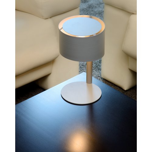 LUCIDE KNULLE Table Lamp E14 H28,5 D15 cm Grey stolní lampa - obrázek