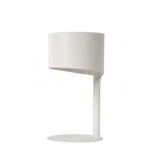 LUCIDE KNULLE Table Lamp E14 H28,5 D15 cm White stolní lampa - obrázek